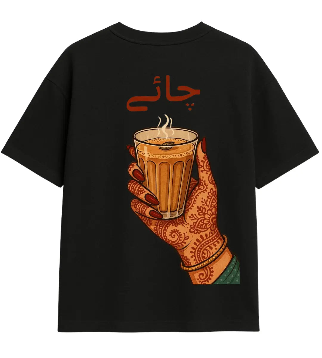 Tea Time Oversize T-Shirt Lorinfo