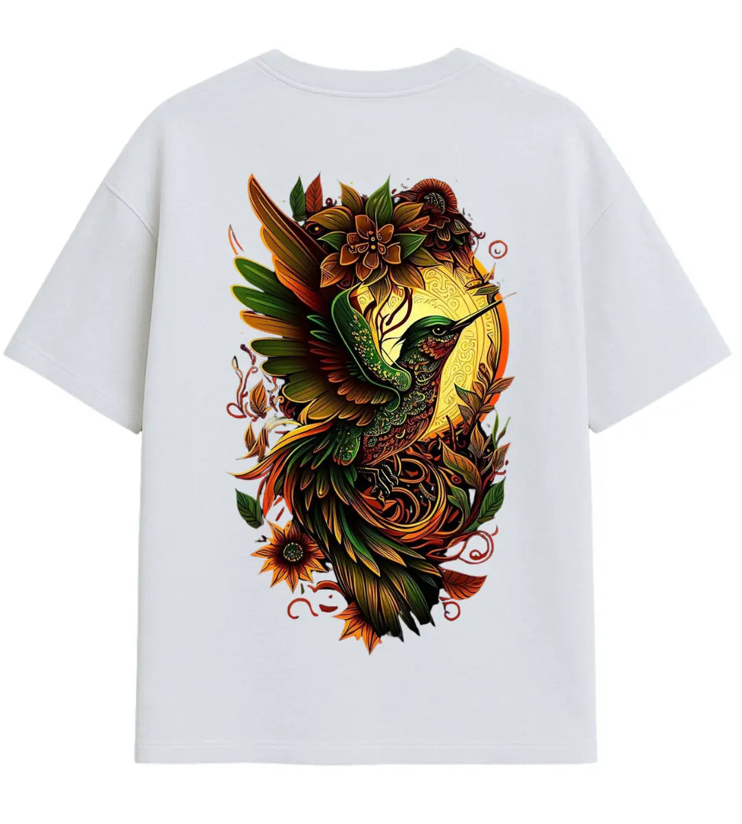 Sun Bird Oversize T-Shirt Lorinfo