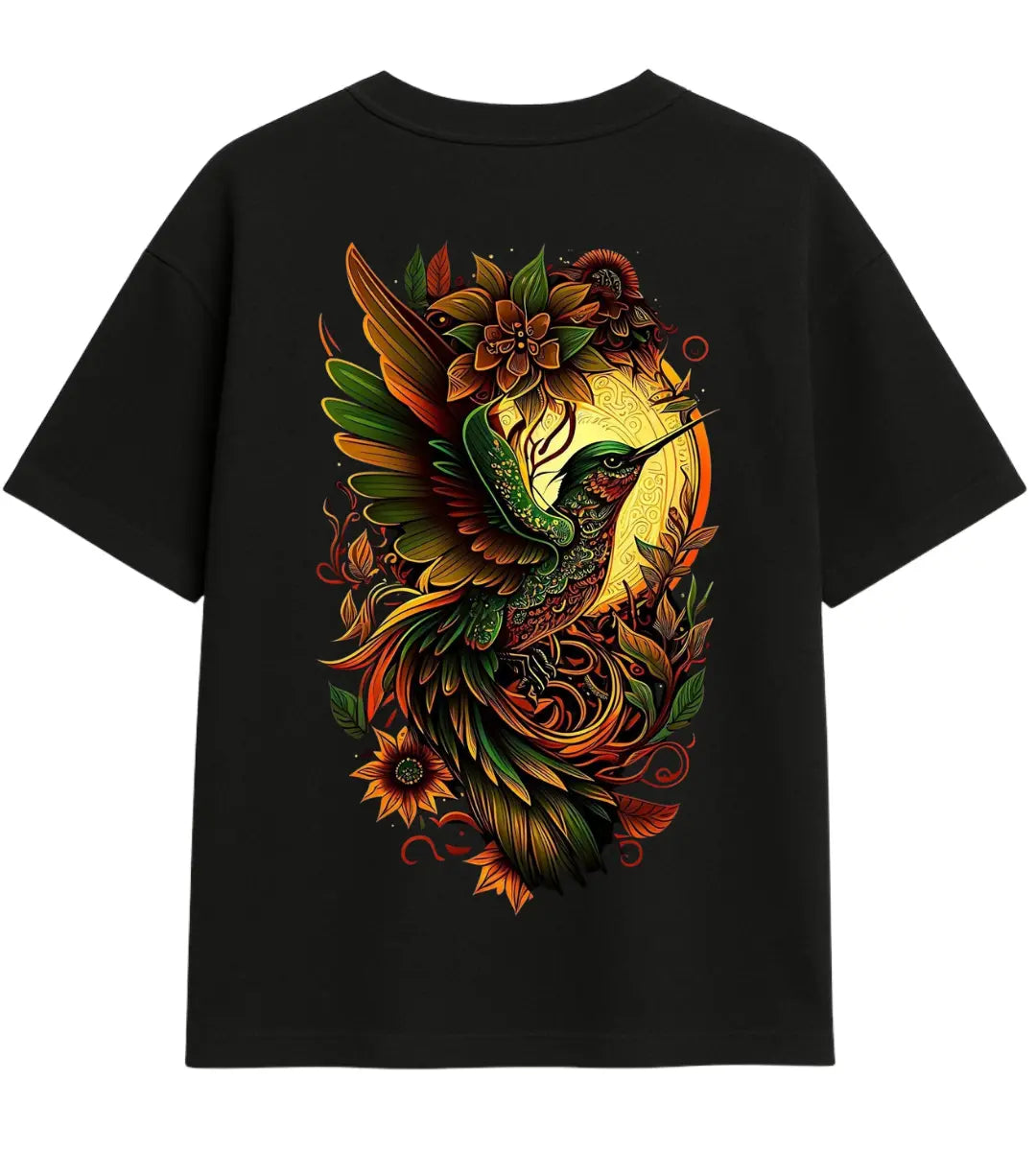 Sun Bird Oversize T-Shirt Lorinfo