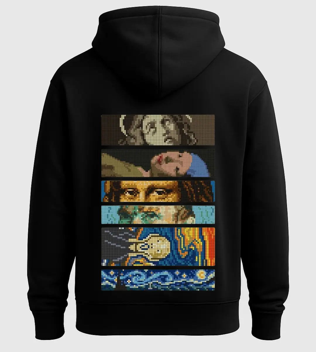 Classic Pixels Hoodie Lorinfo