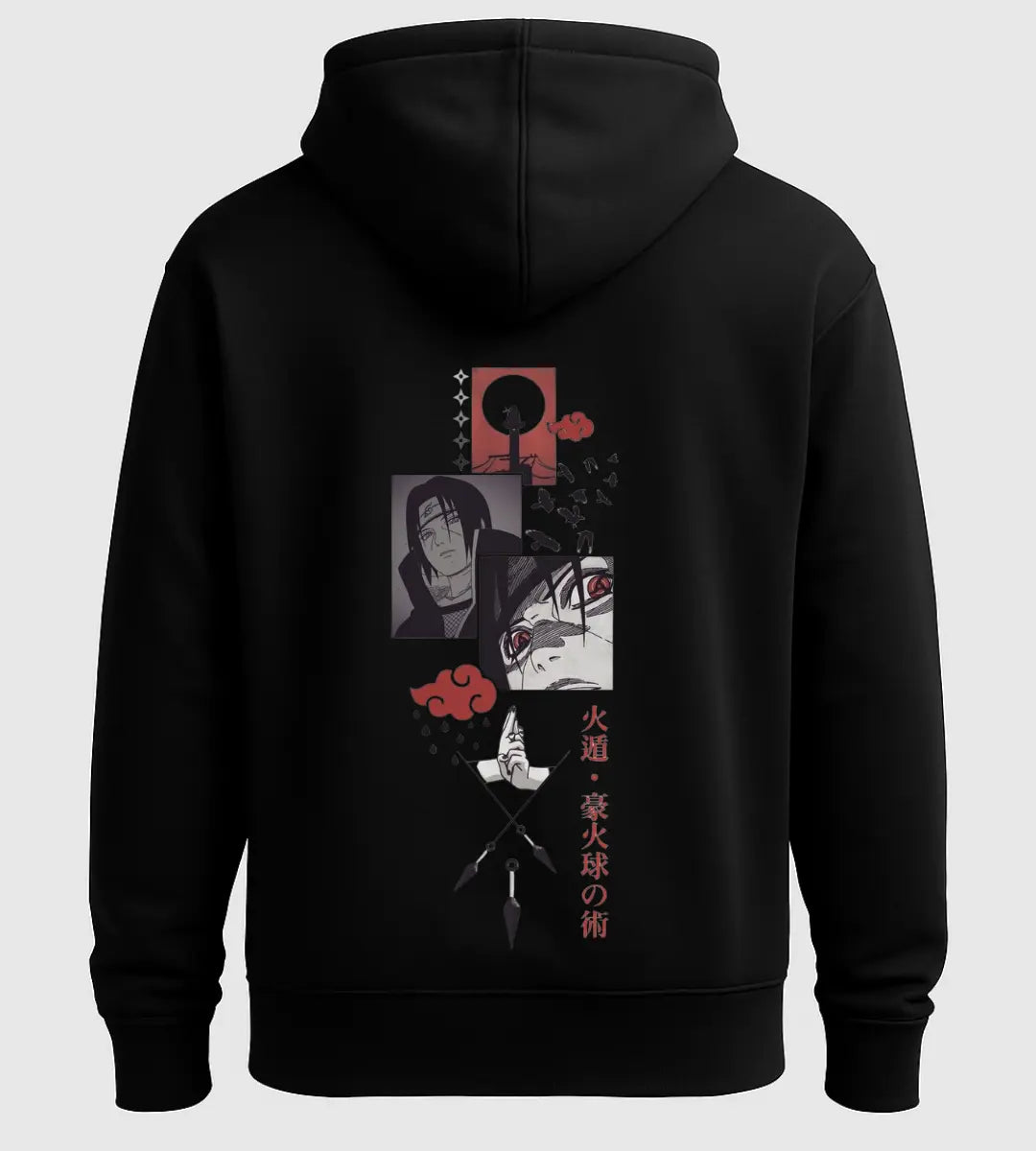 Crimson Shadows Hoodie Lorinfo