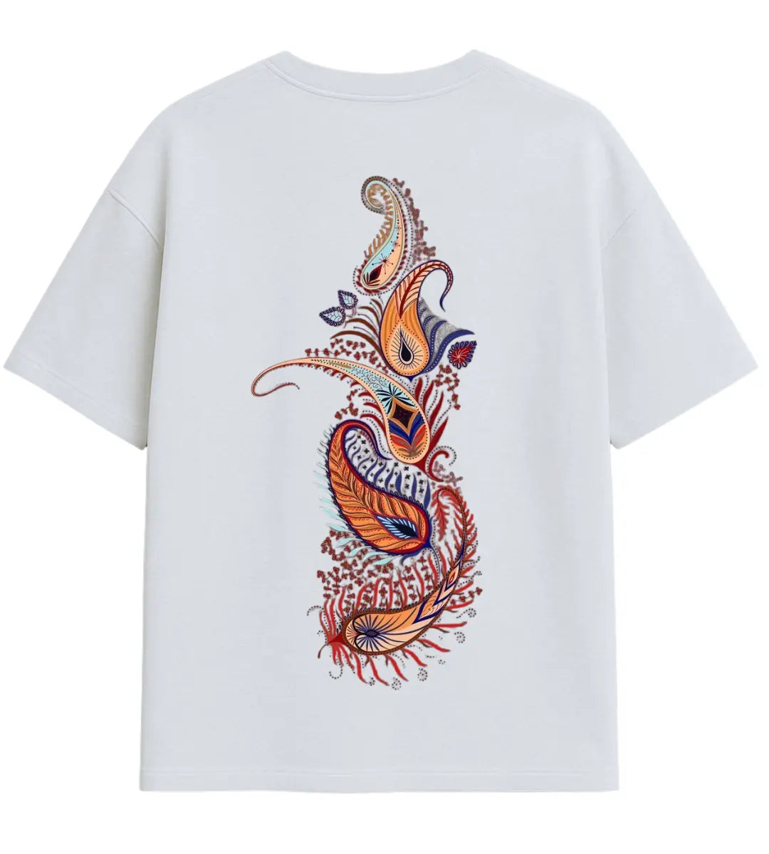 Paisley Touch Oversize T-Shirt Lorinfo
