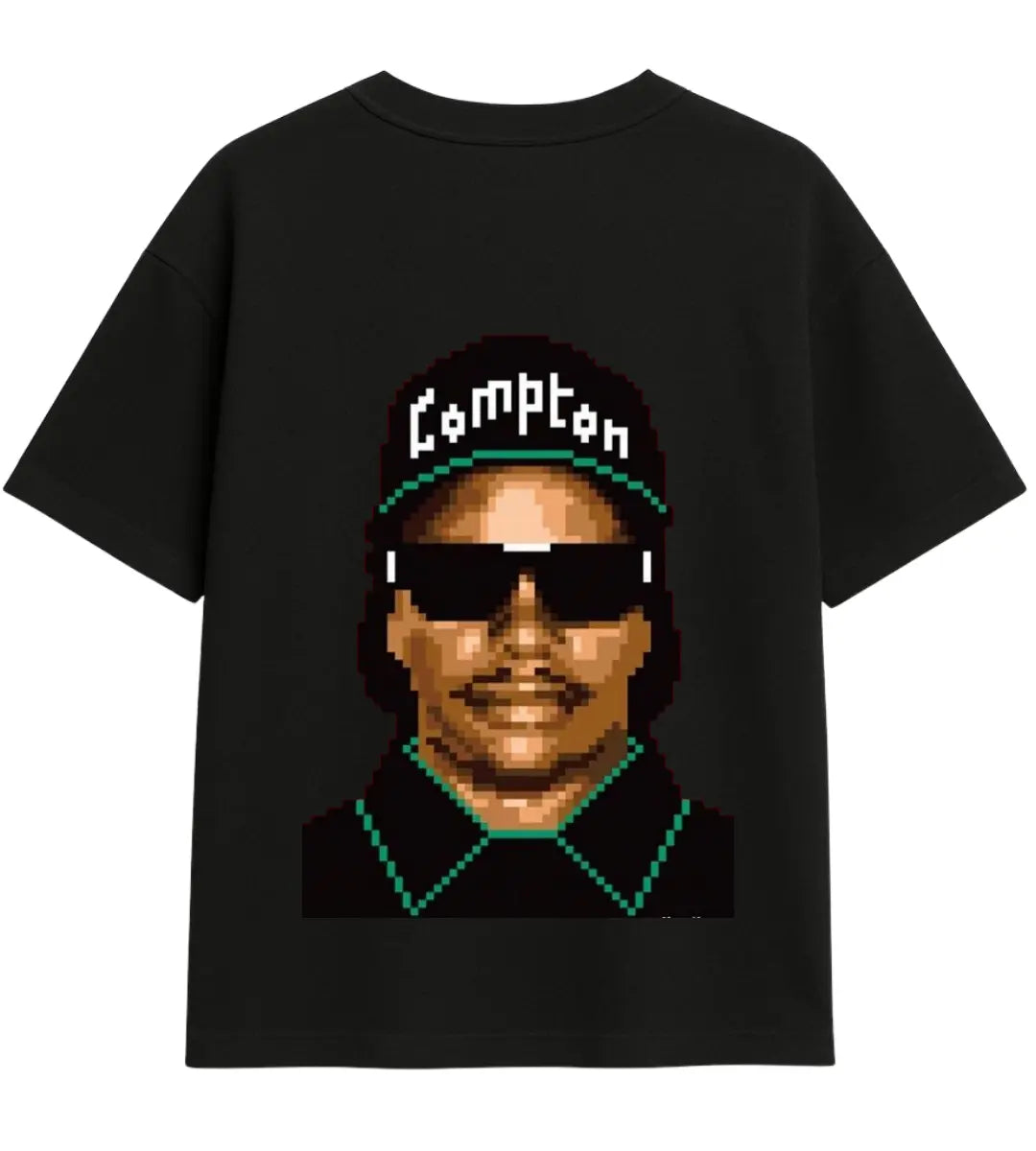Pixel Compton Oversize T-Shirt Lorinfo