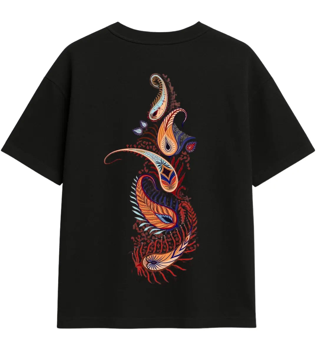 Paisley Touch Oversize T-Shirt Lorinfo