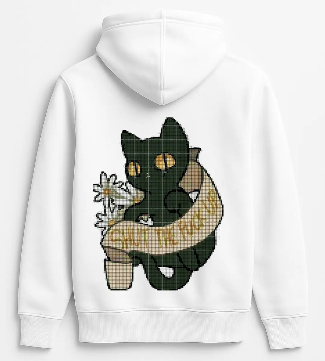 Dark Rebel Cat Hoodie Lorinfo