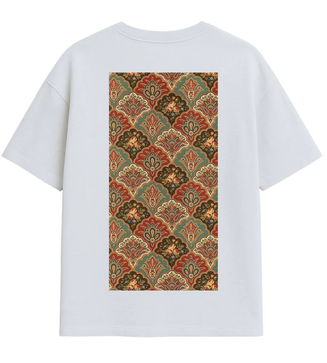 Halı Dokusu Oversize T-Shirt Lorinfo