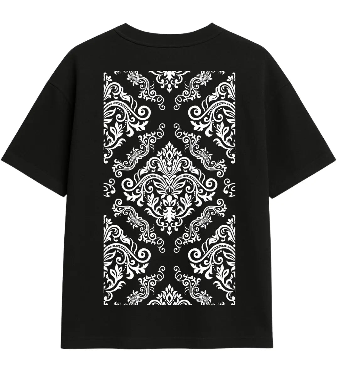 Silver Lace Oversize T-Shirt Lorinfo