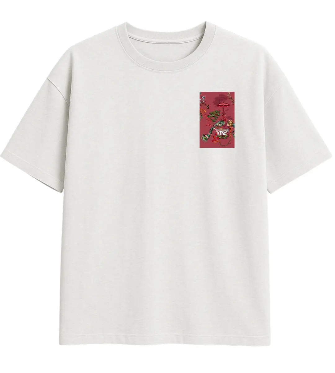Nature Bird Oversize T-Shirt Lorinfo