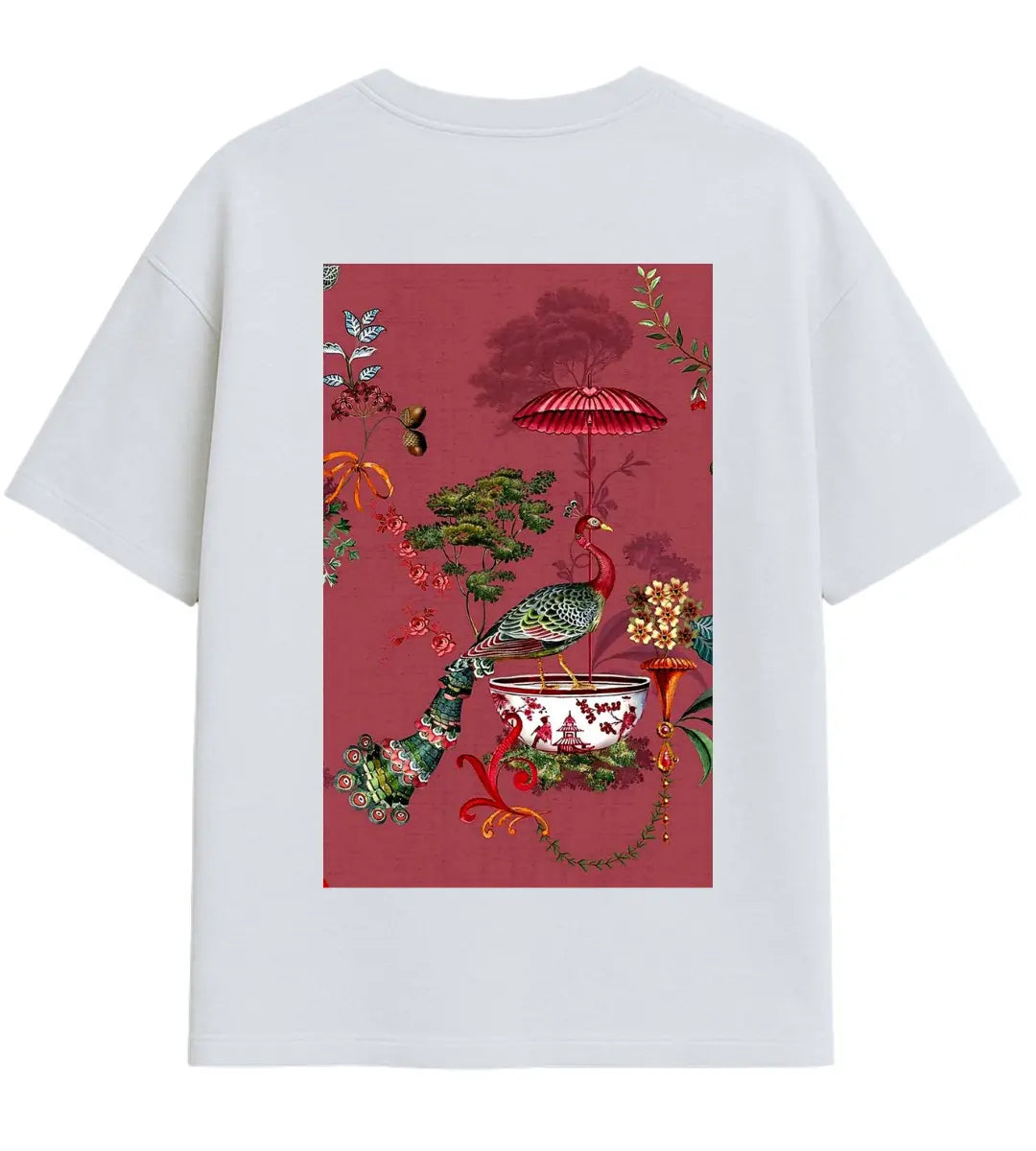 Nature Bird Oversize T-Shirt Lorinfo