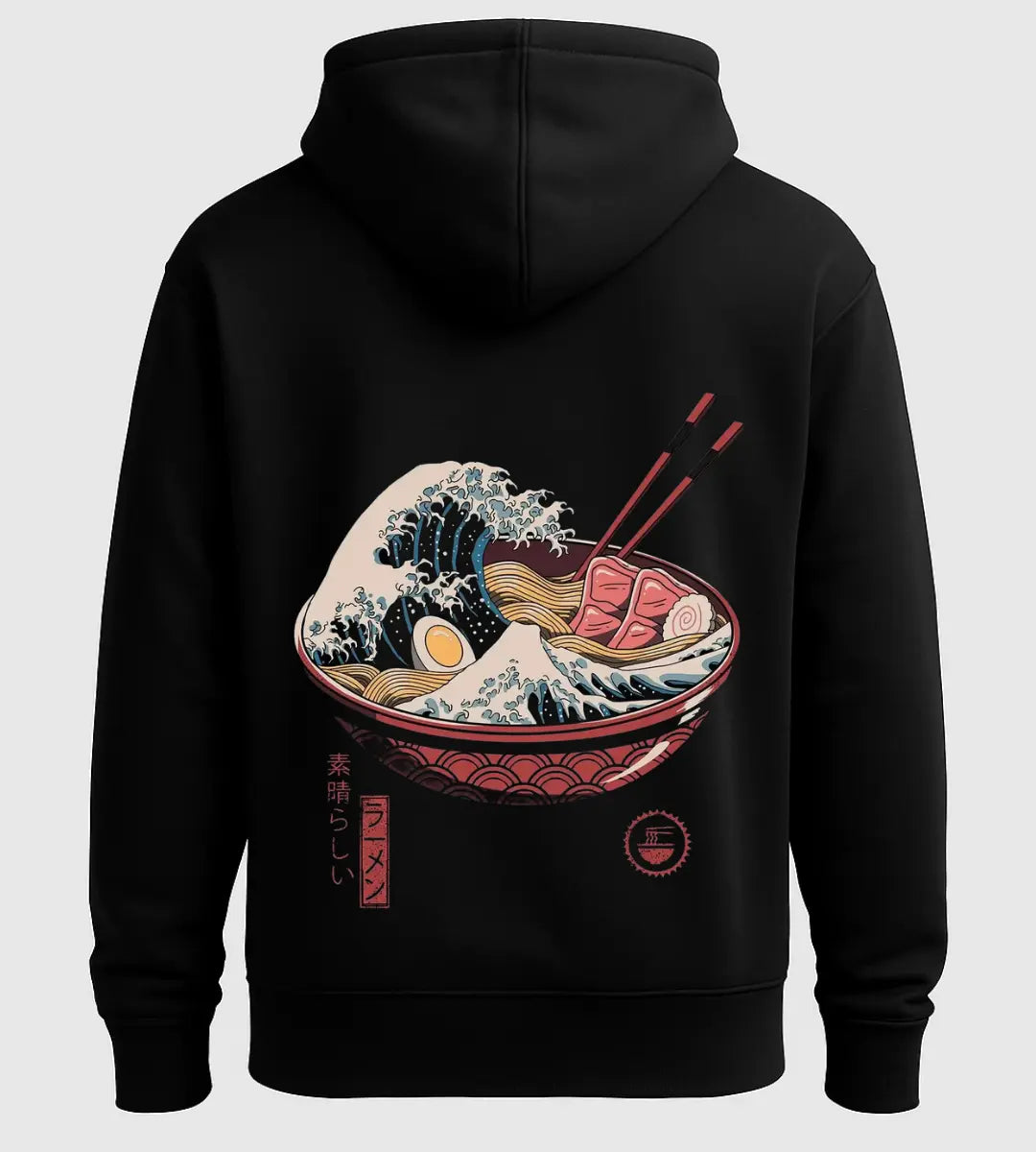 Ramen Tsunami Hoodie Lorinfo