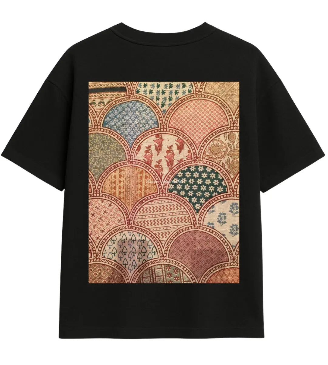 Mosaic Garden Oversize T-Shirt Lorinfo