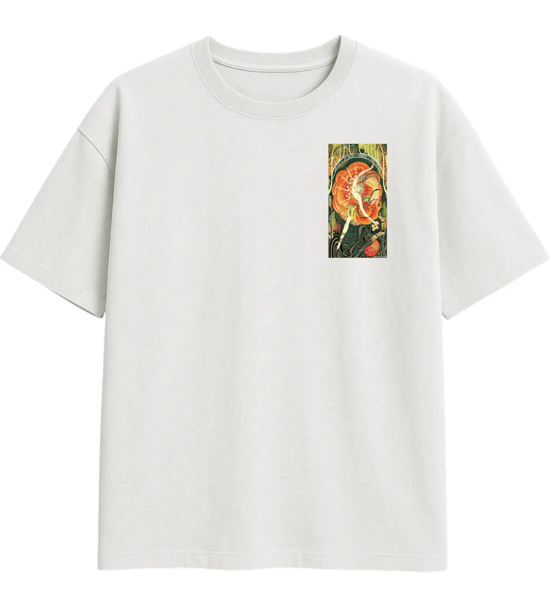 Flame Dance Oversize T-Shirt Lorinfo