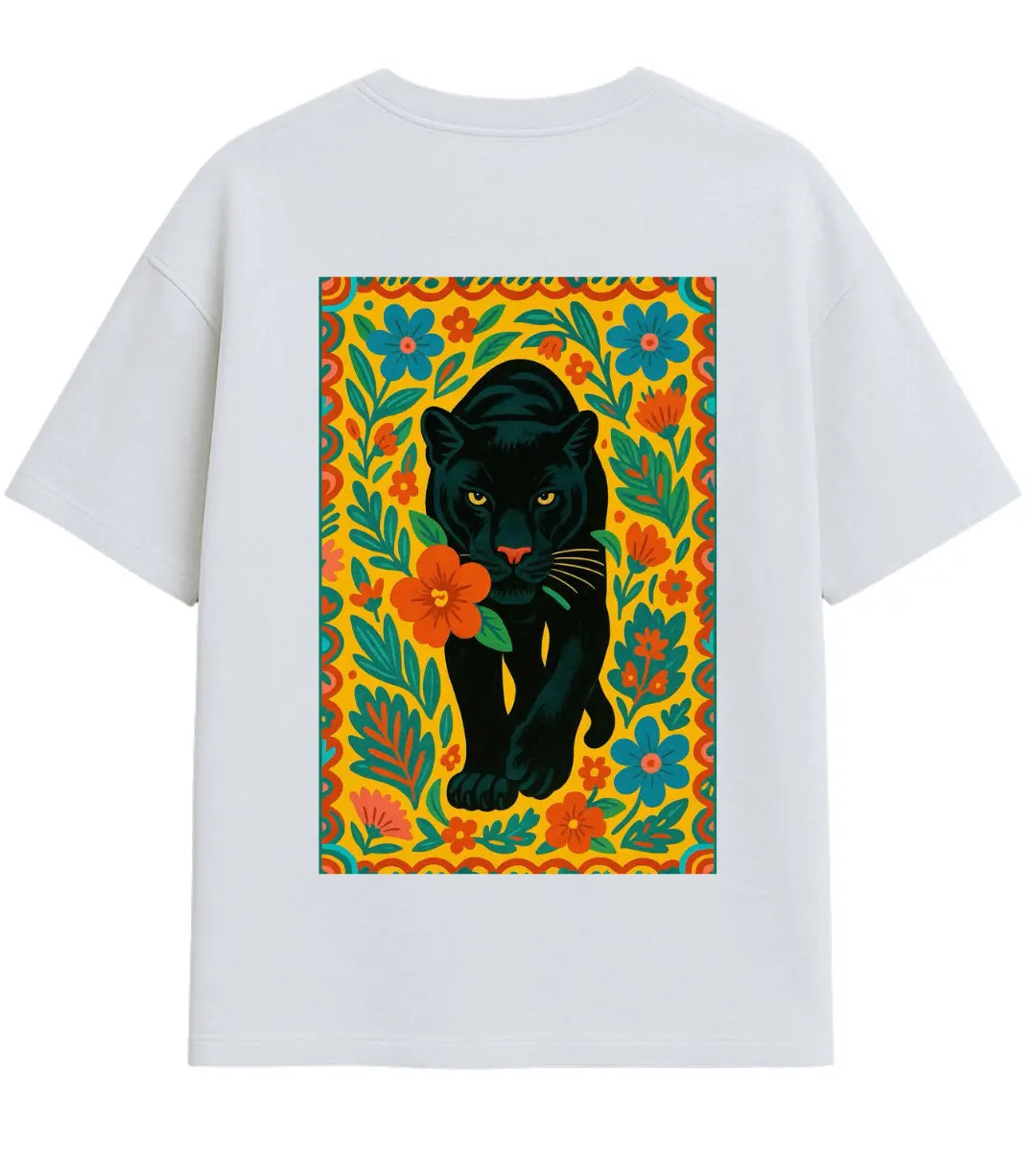 Panterin Gözleri Oversize T-Shirt Lorinfo