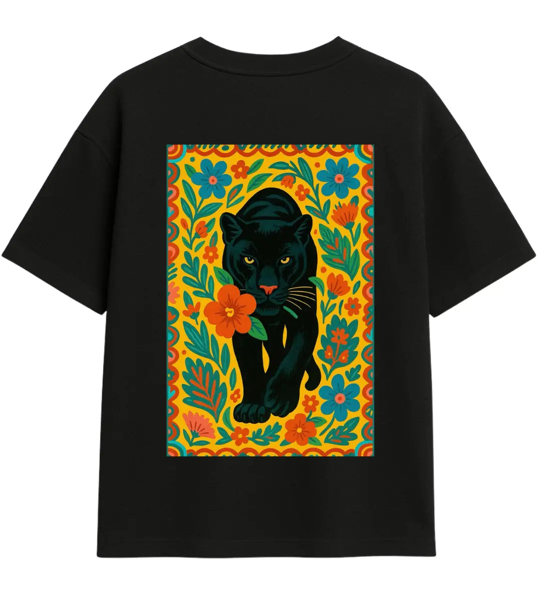Panterin Gözleri Oversize T-Shirt Lorinfo