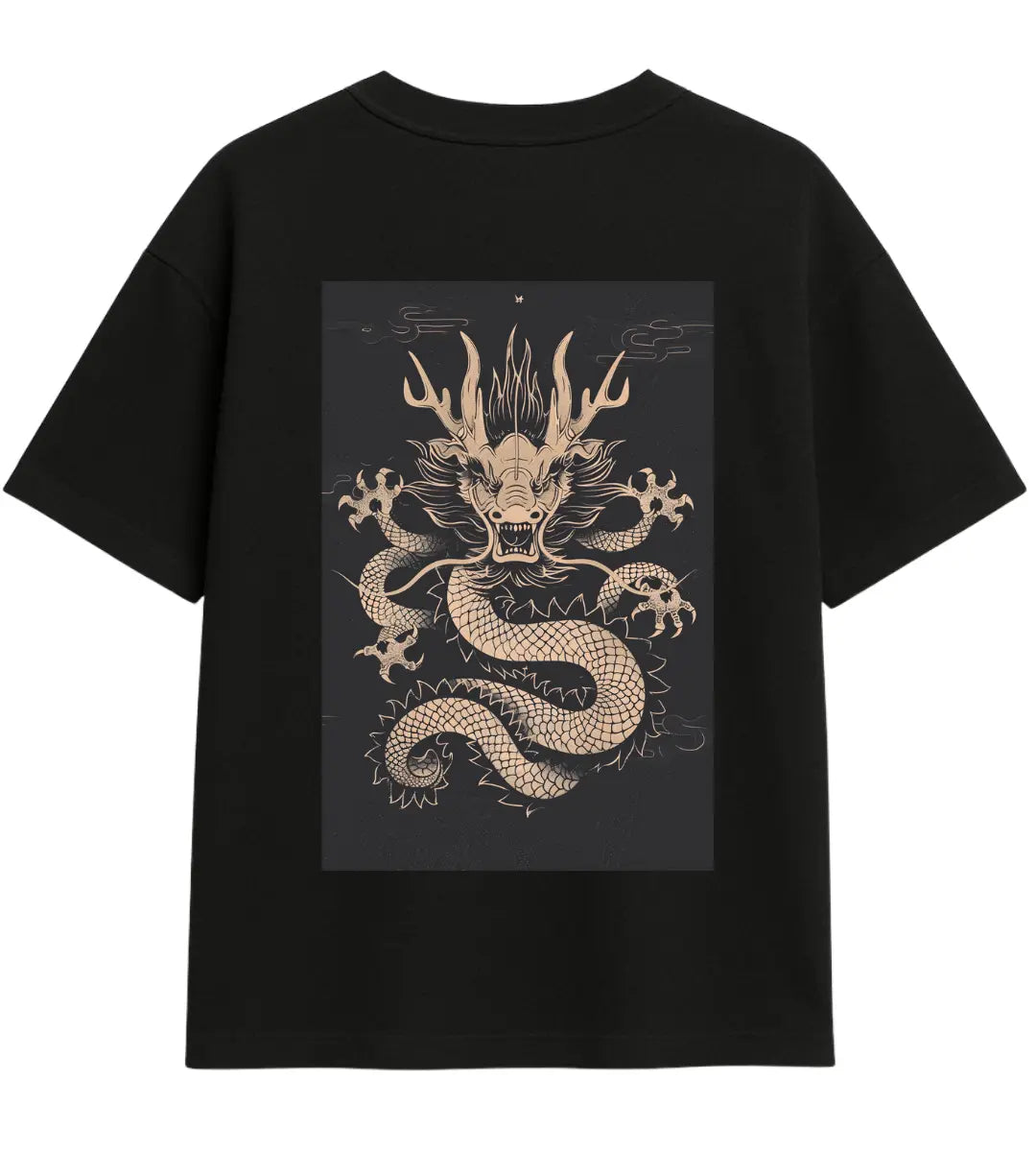 Nigh Dragon Oversize T-Shirt Lorinfo