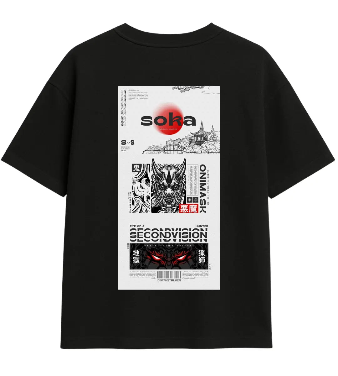 Soka Oni Vision Oversize T-Shirt Lorinfo
