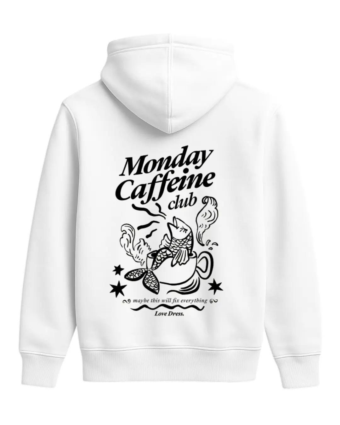 Monday Caffeine Oversize Hoodie Lorinfo