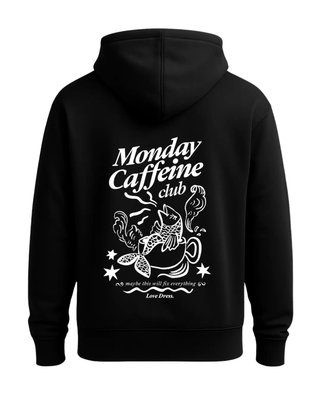 Monday Caffeine Oversize Hoodie Lorinfo