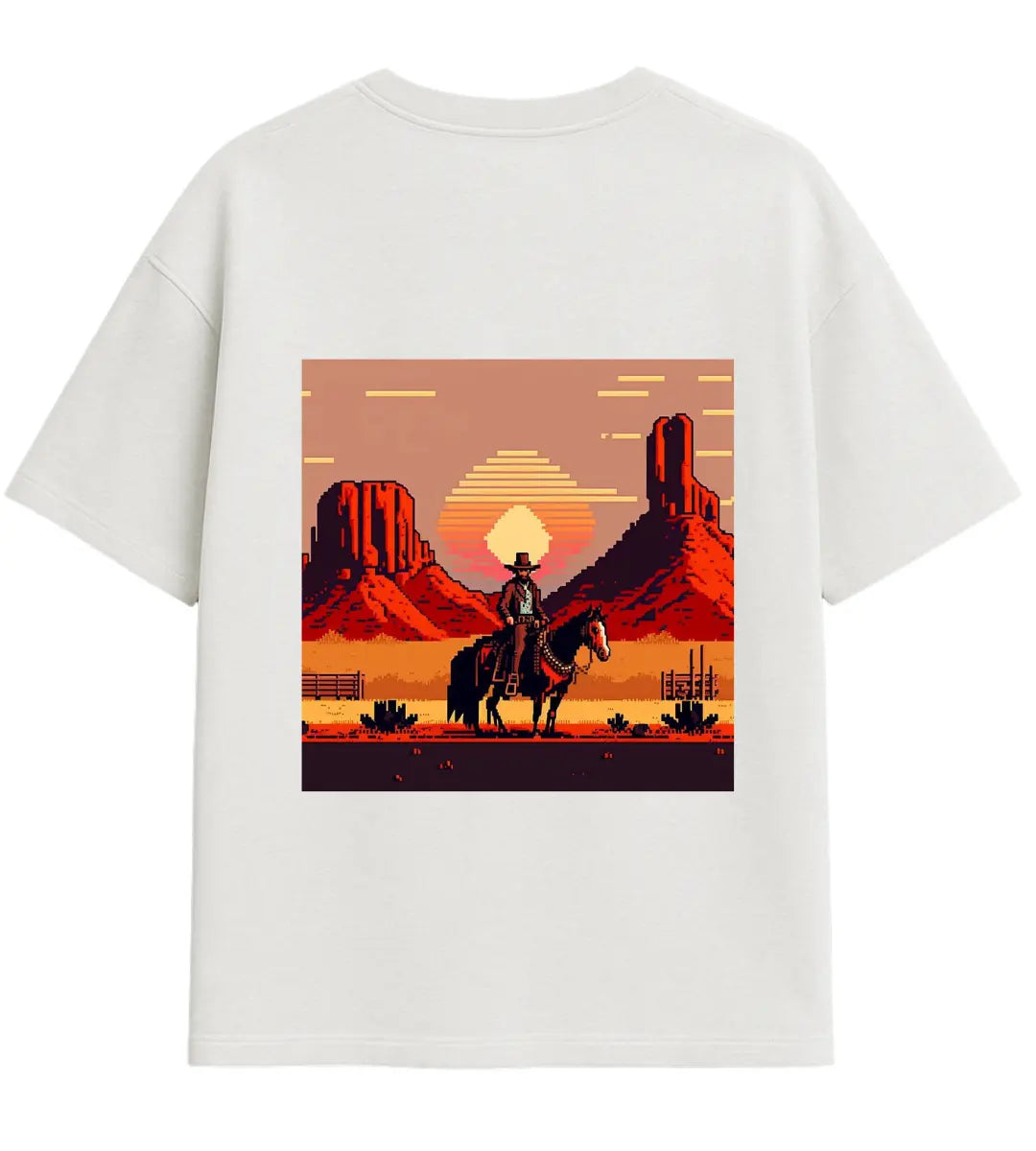 Pixel Outlaw Oversize T-Shirt Lorinfo