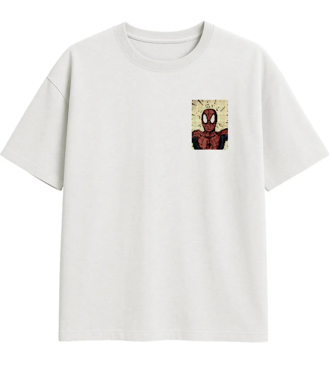 Spider Pixel  Oversize T-Shirt Lorinfo
