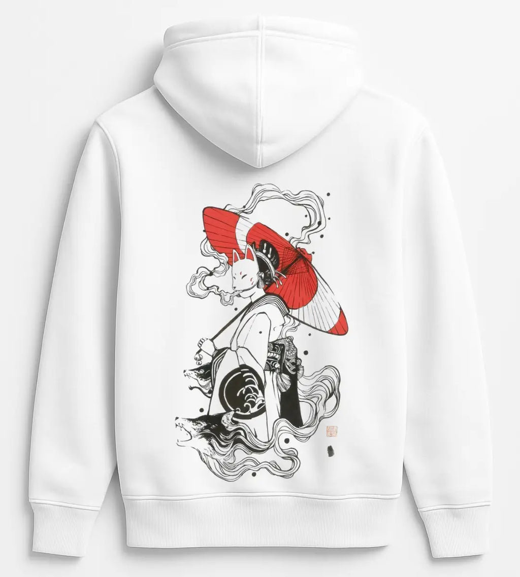 Kitsune’nin Gölgesi Hoodie Lorinfo