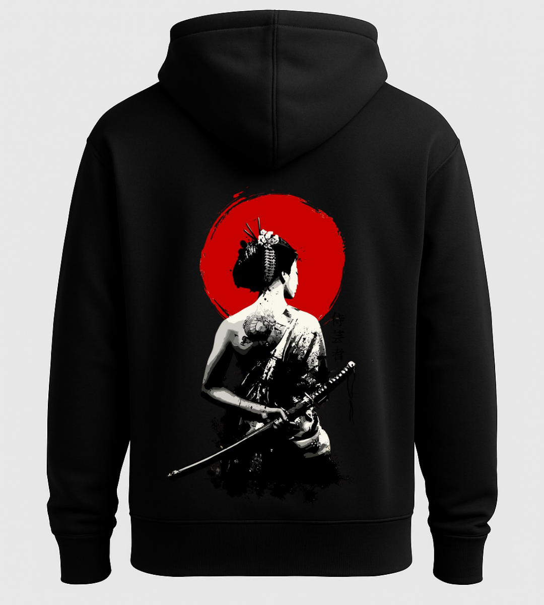 Samuray Geisha Hoodie