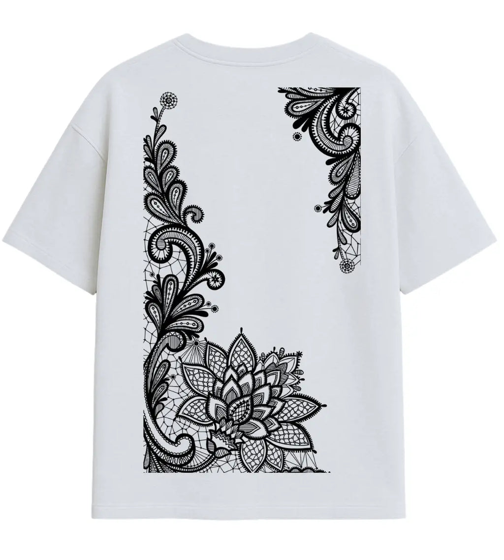 Black Ink Oversize T-Shirt Lorinfo