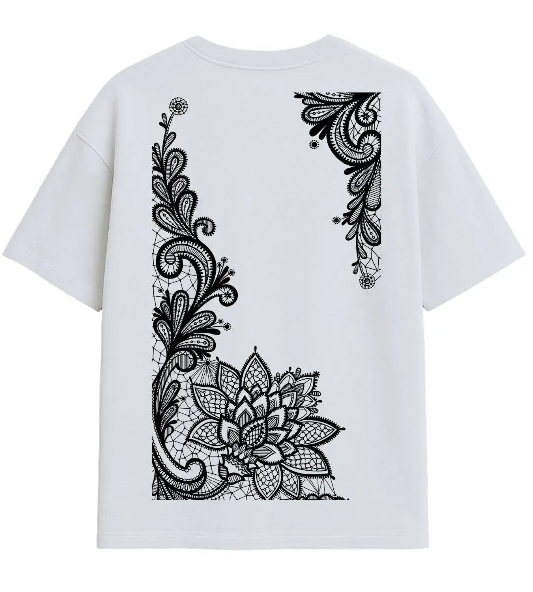 Black Ink Oversize T-Shirt Lorinfo