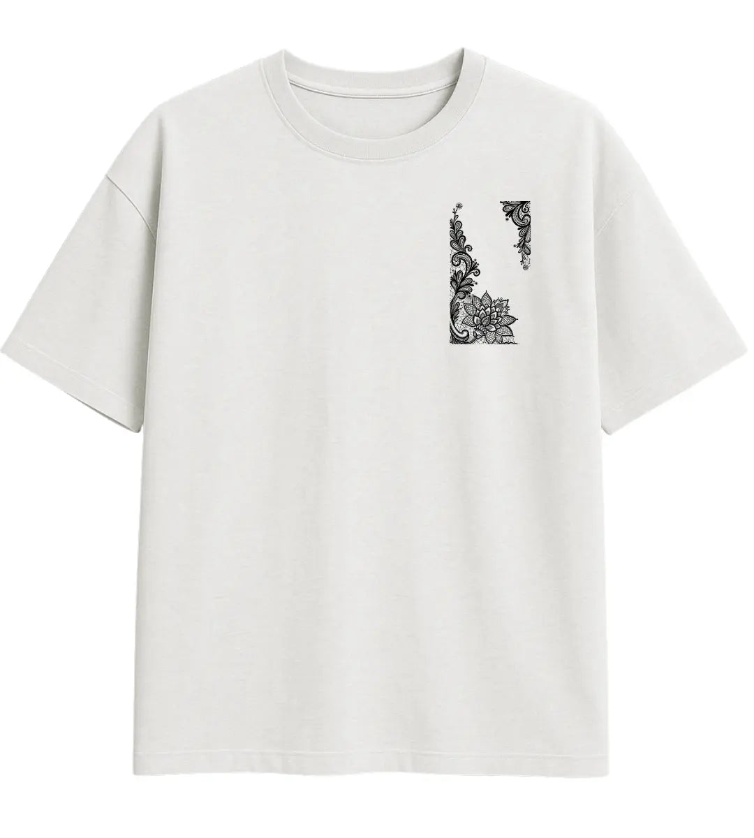 Black Ink Oversize T-Shirt Lorinfo