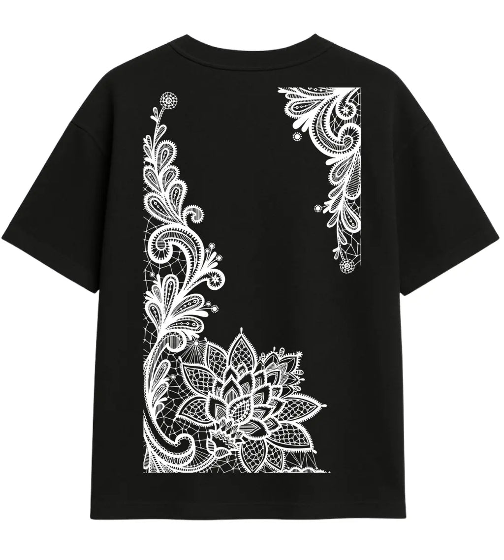 Black Ink Oversize T-Shirt Lorinfo