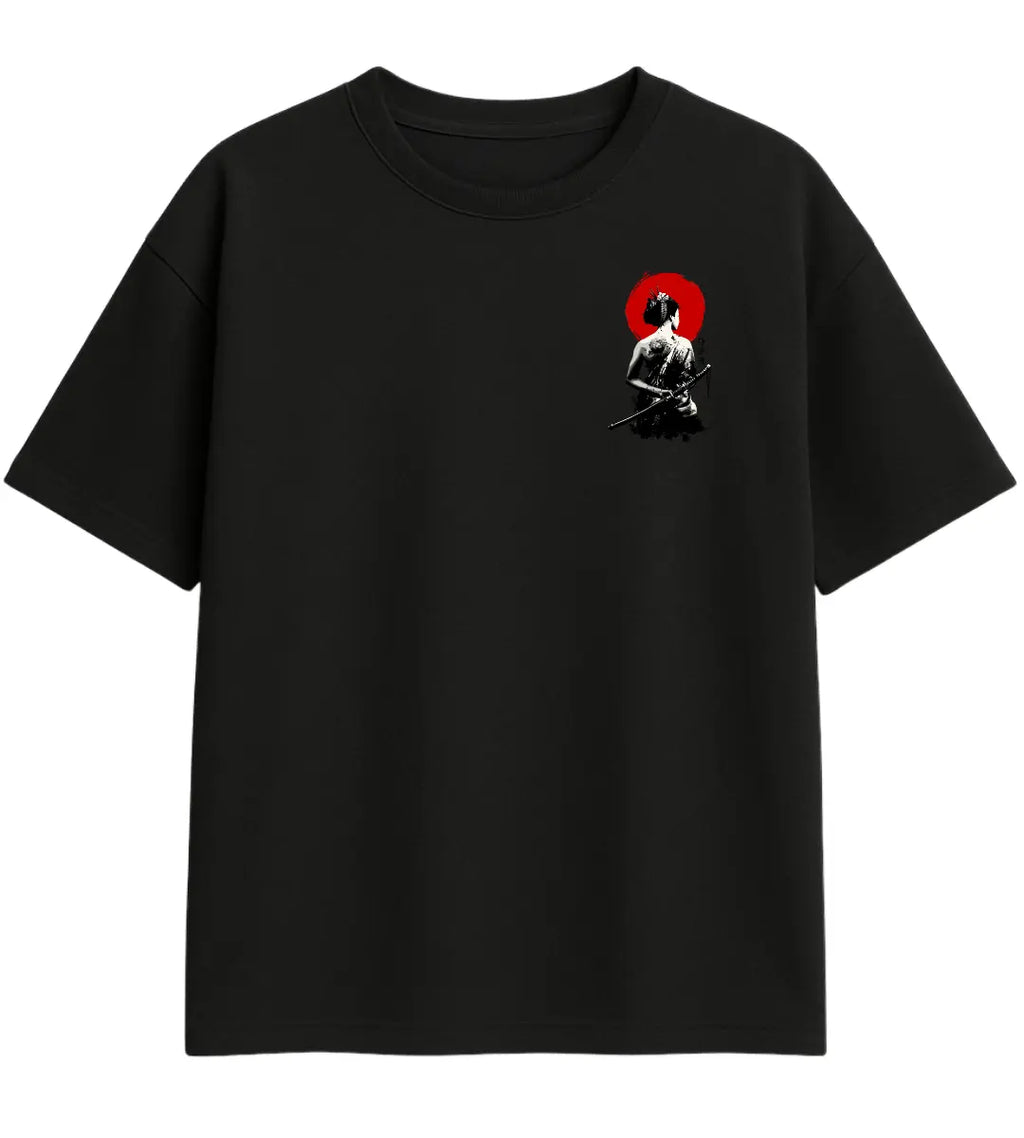 Geisha Warrior Oversize T-Shirt Lorinfo