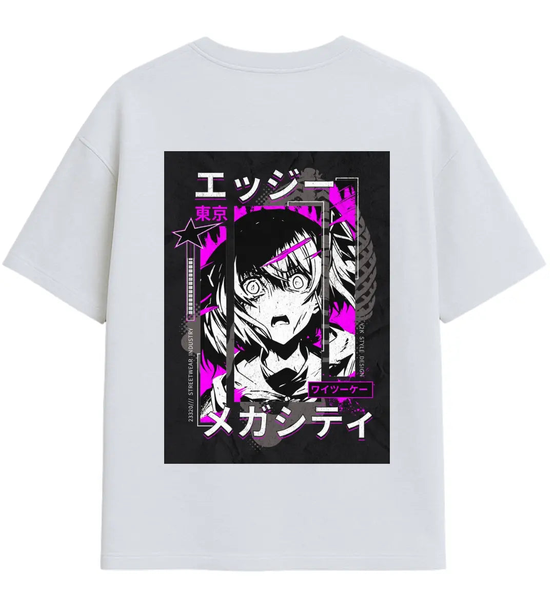 Neon Manga Oversize T-Shirt Lorinfo