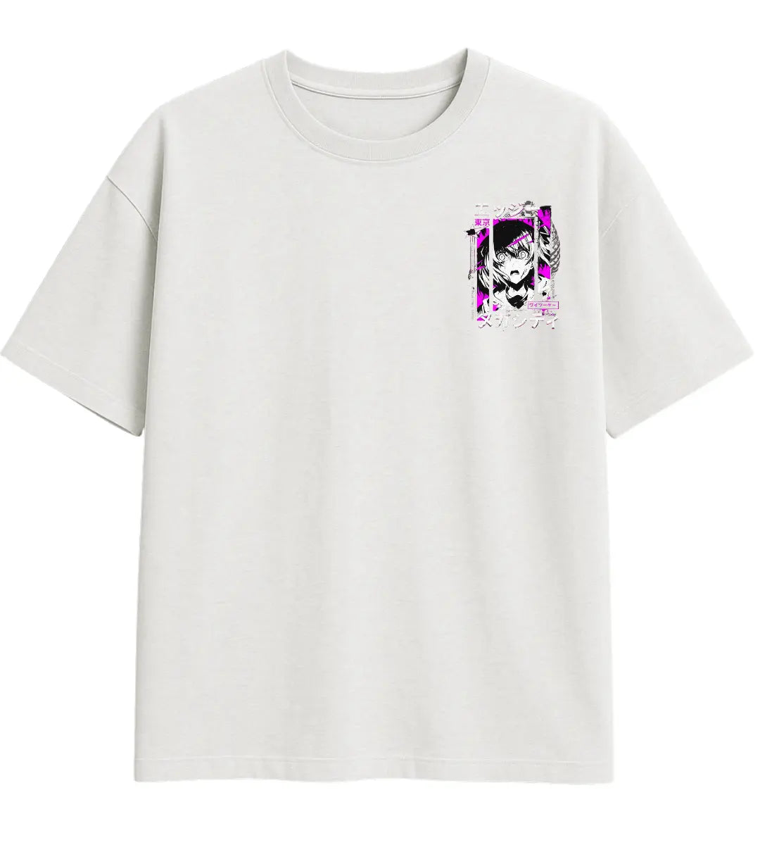 Neon Manga Oversize T-Shirt Lorinfo