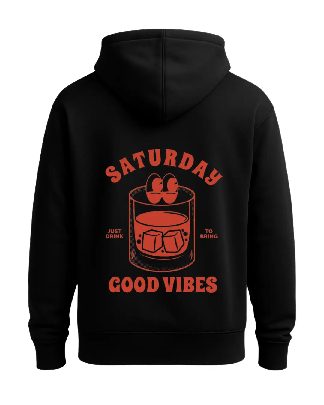 Saturday Good Vibes Oversize Hoodie Lorinfo