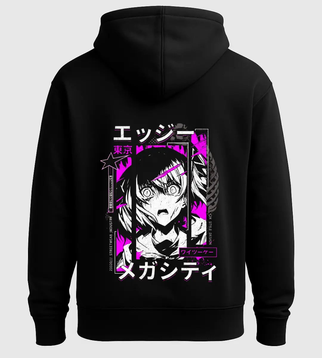 Neon Manga Hoodie Lorinfo