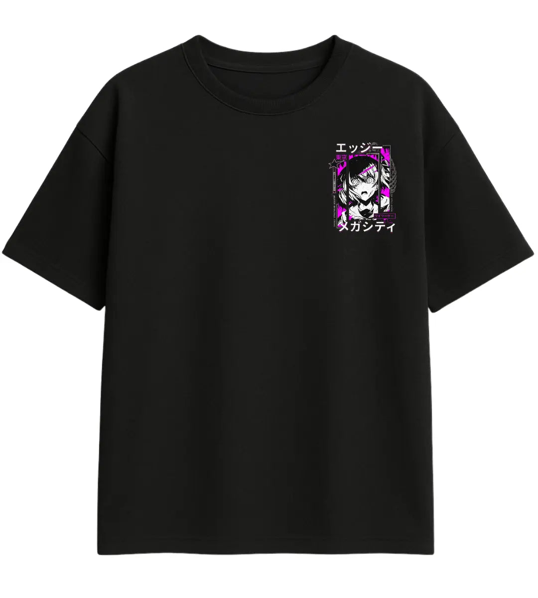 Neon Manga Oversize T-Shirt Lorinfo