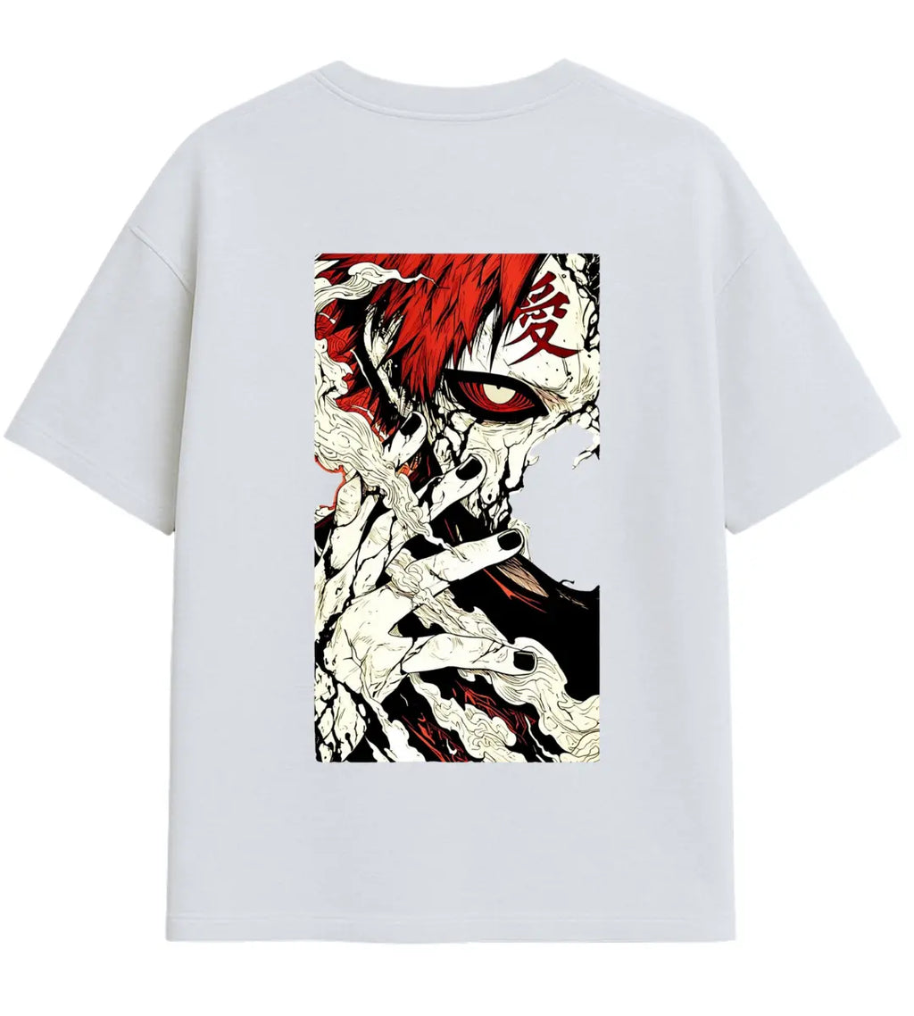 Crimson Oni Oversize T-Shirt Lorinfo