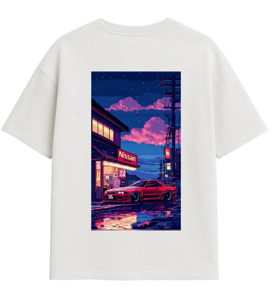 Retro Street Vibes Oversize T-Shirt Lorinfo