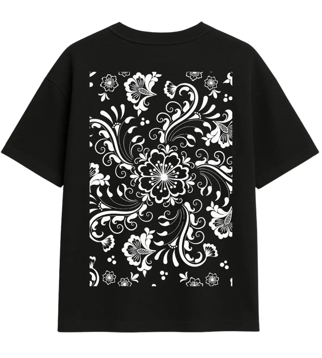 Coffee Flower Oversize T-Shirt Lorinfo