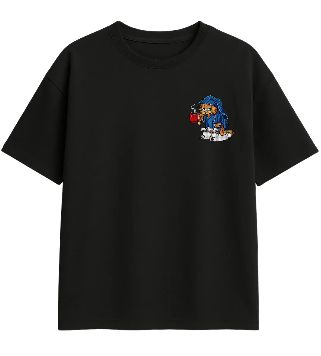 Lazy Garfield Oversize T-Shirt Lorinfo
