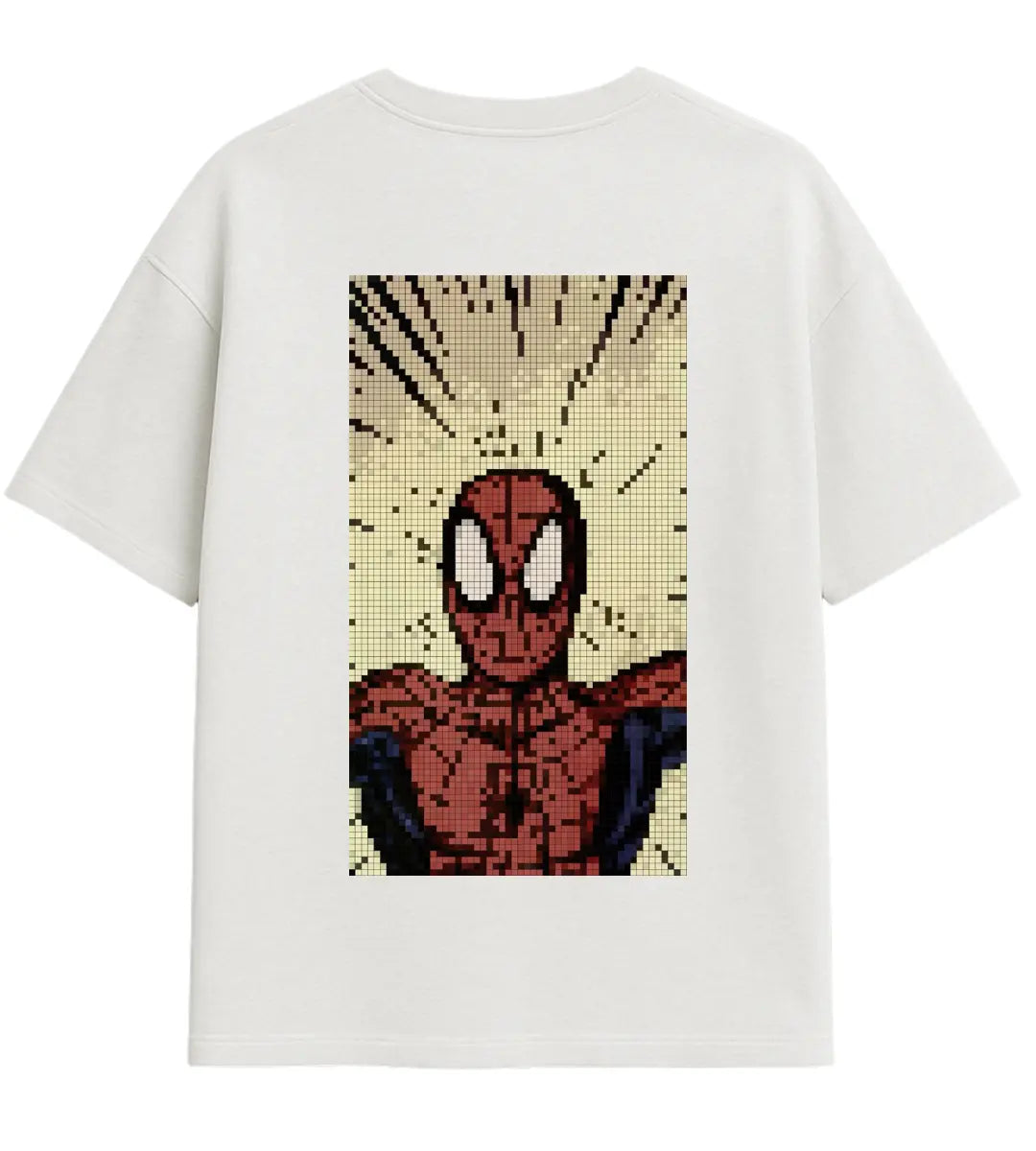 Spider Pixel  Oversize T-Shirt Lorinfo