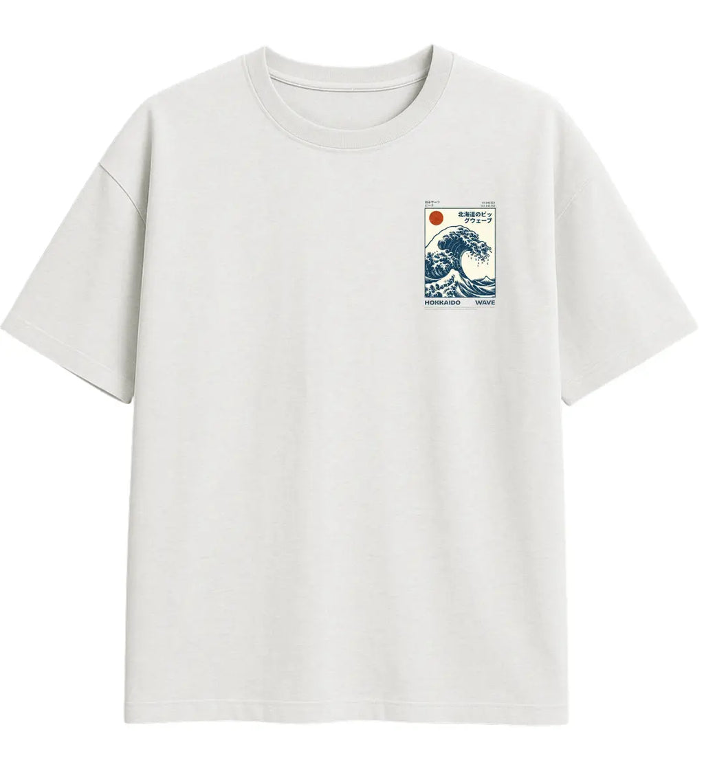 Hokkaido Wave Oversize T-Shirt Lorinfo