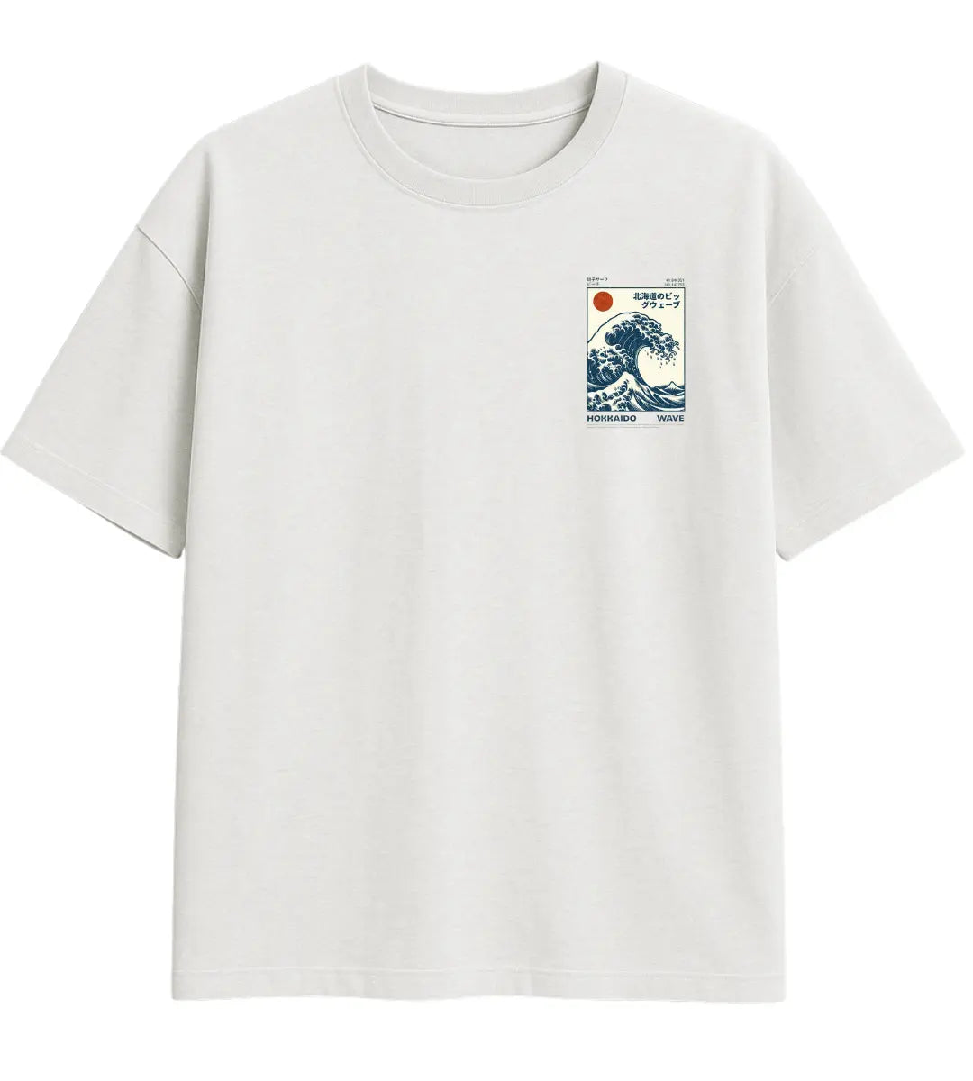 Hokkaido Wave Oversize T-Shirt Lorinfo