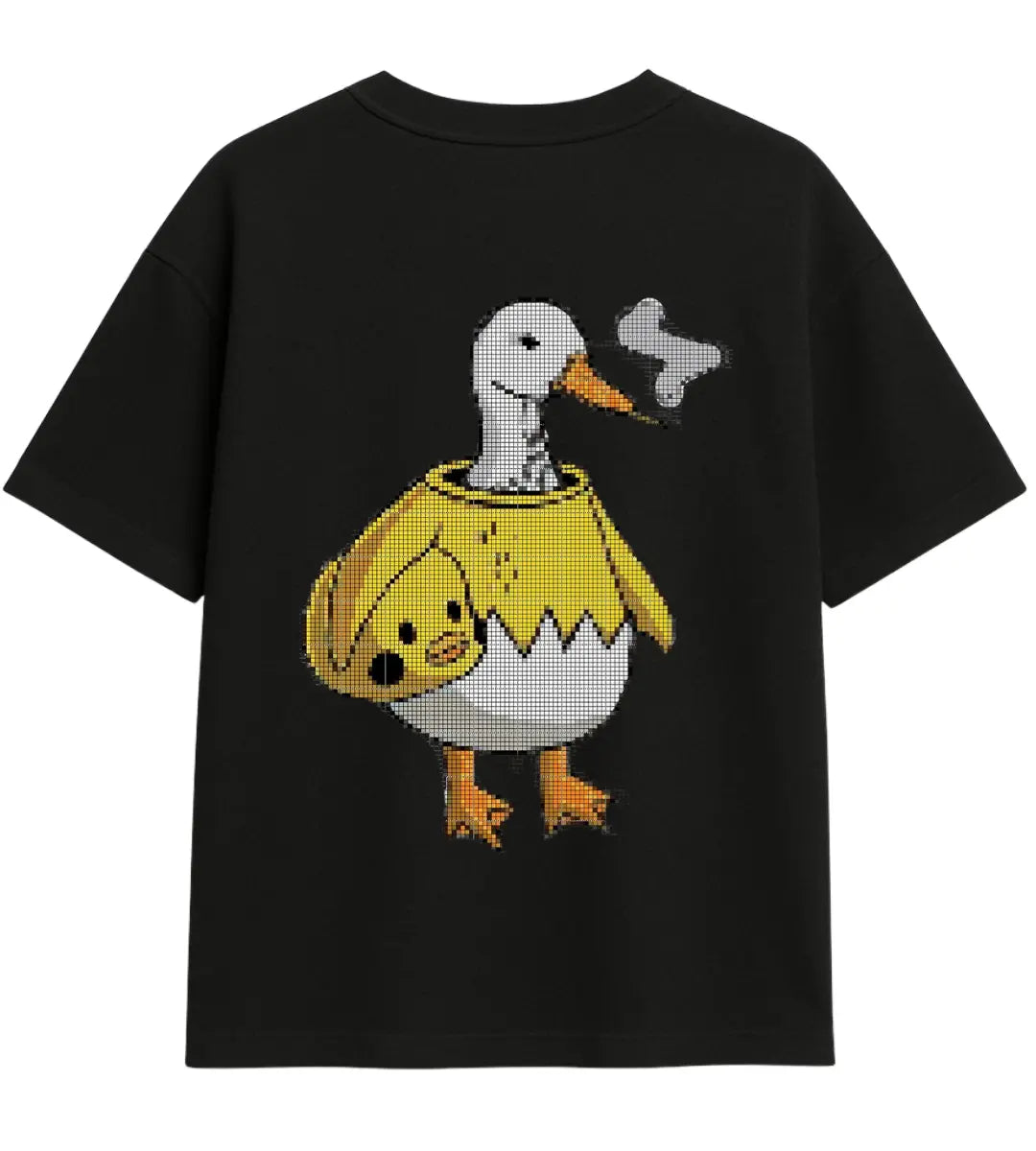 Smoking Duck Oversize T-Shirt Lorinfo
