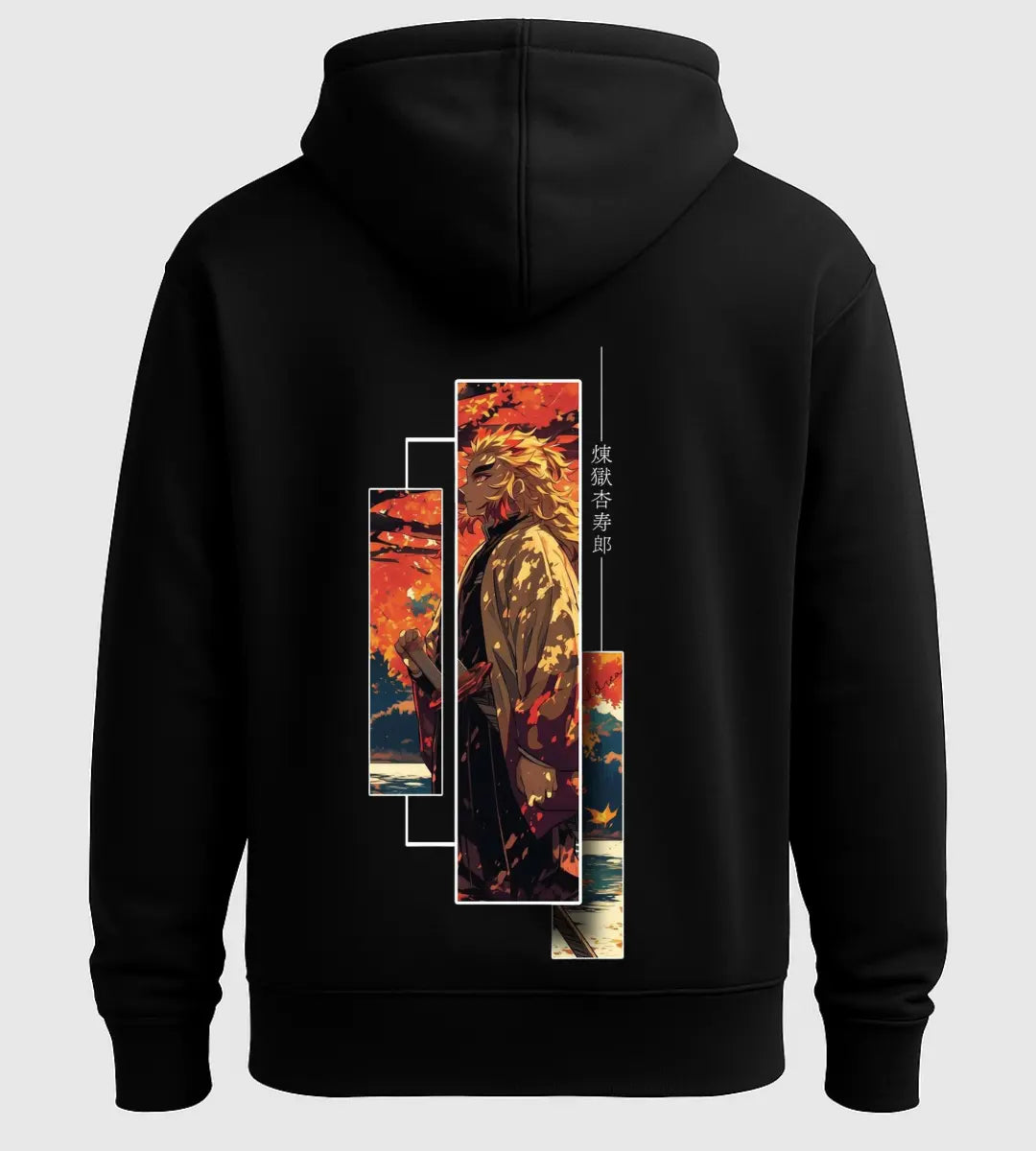 Rengoku Autumn Flame Hoodie Lorinfo