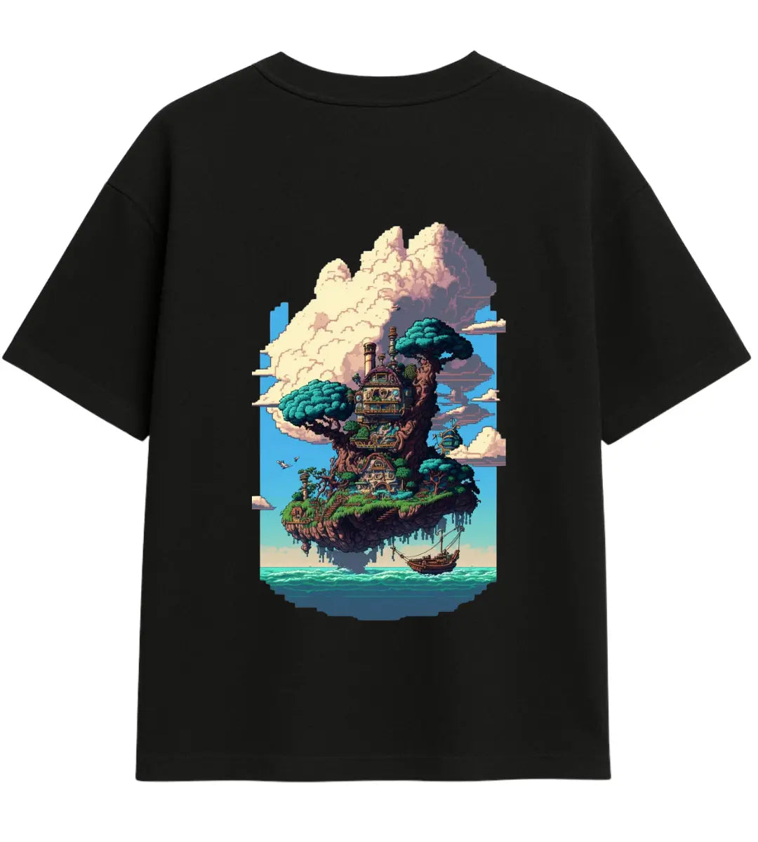 Sky Island Oversize T-Shirt Lorinfo