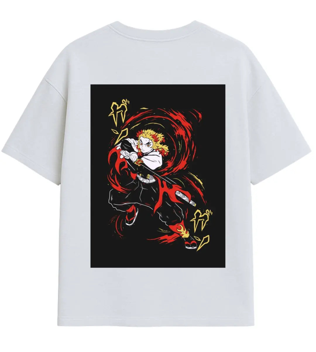 Crimson Fury Oversize T-Shirt Lorinfo