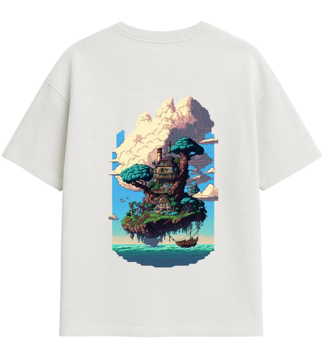 Sky Island Oversize T-Shirt Lorinfo