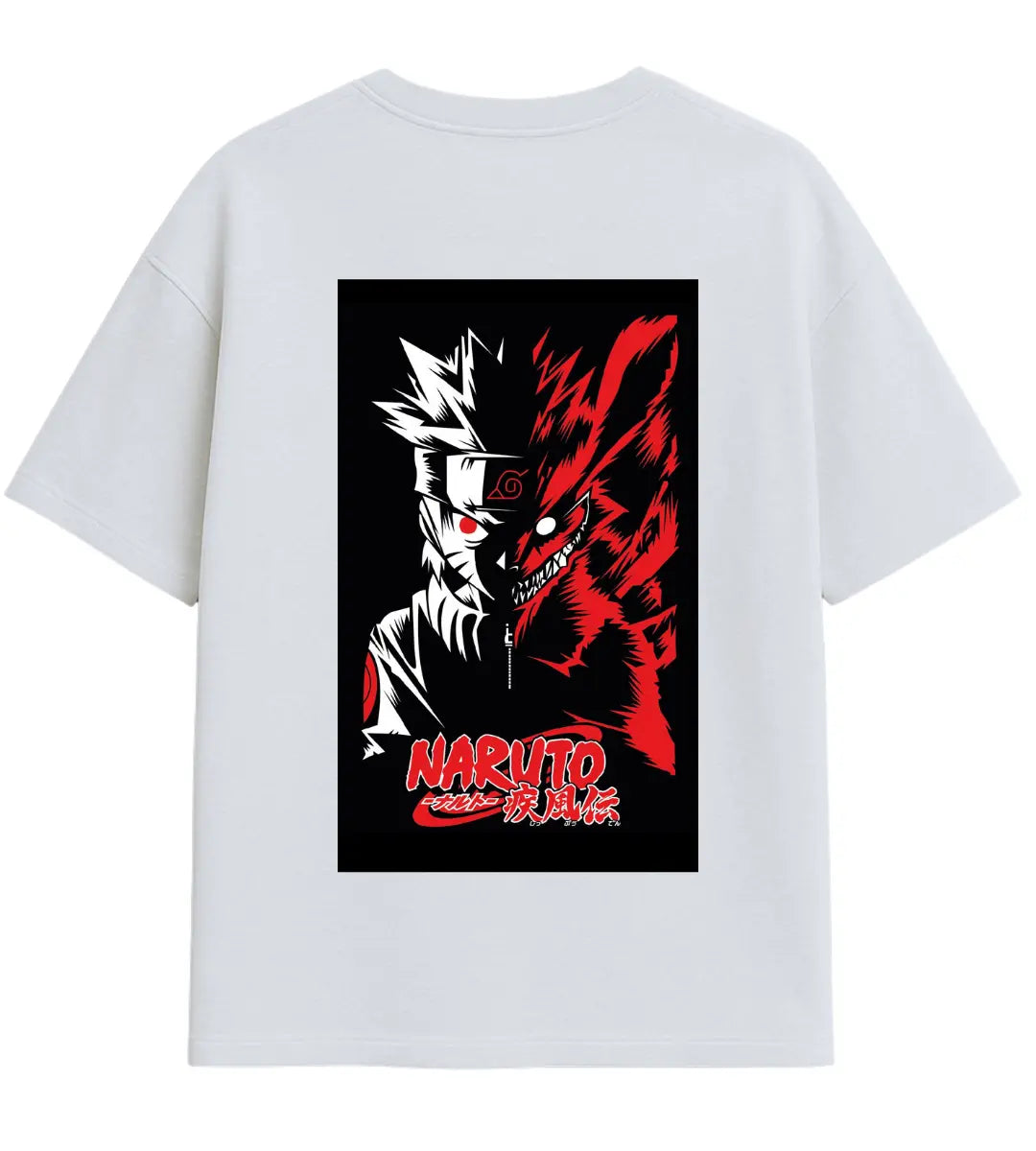 Red Fox Spirit Oversize T-Shirt Lorinfo