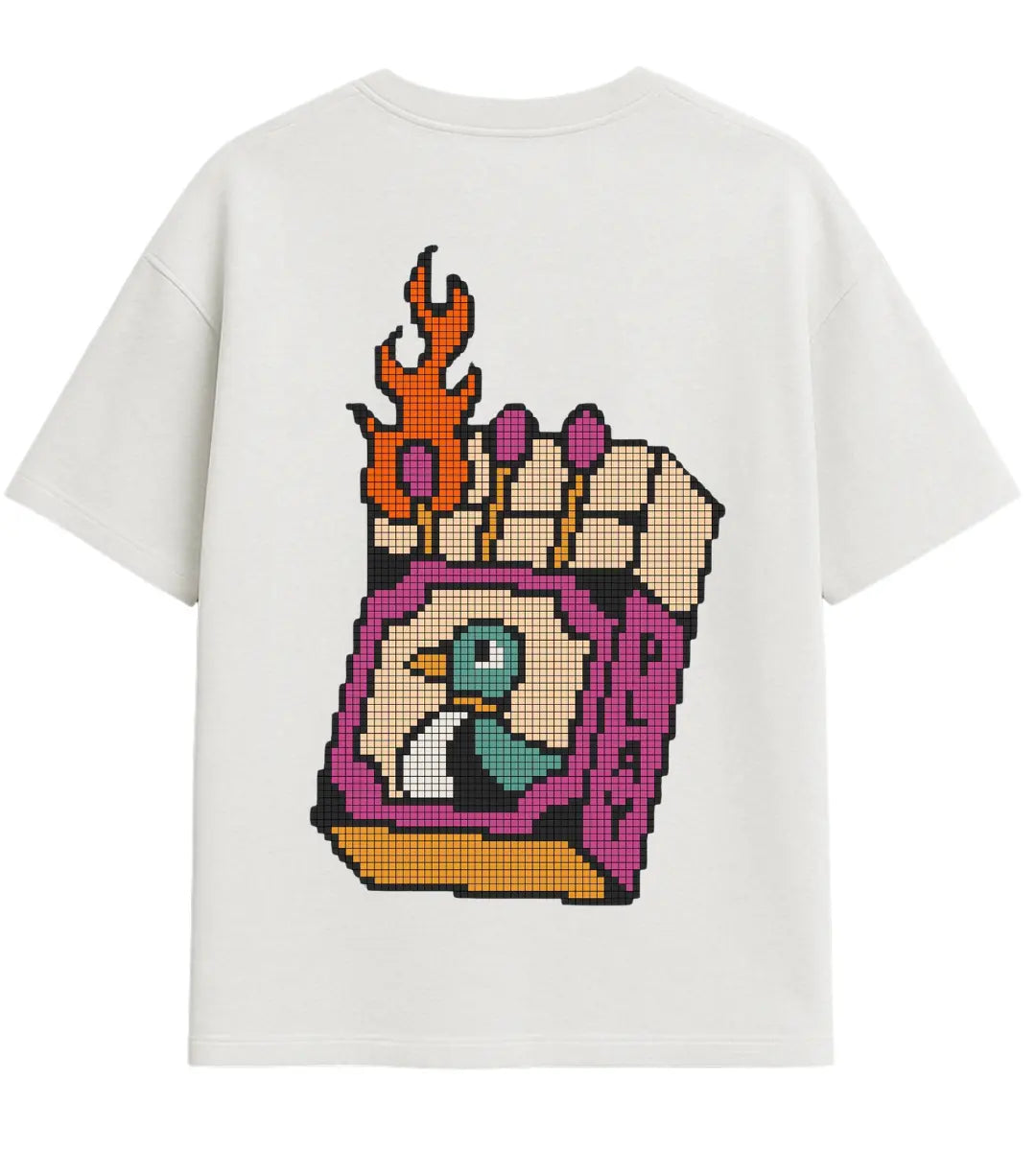 Burning Vision Oversize T-Shirt Lorinfo